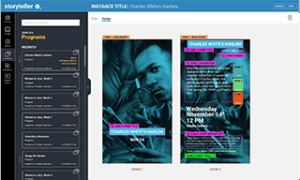Digital Signage software for designing custom templates and layouts