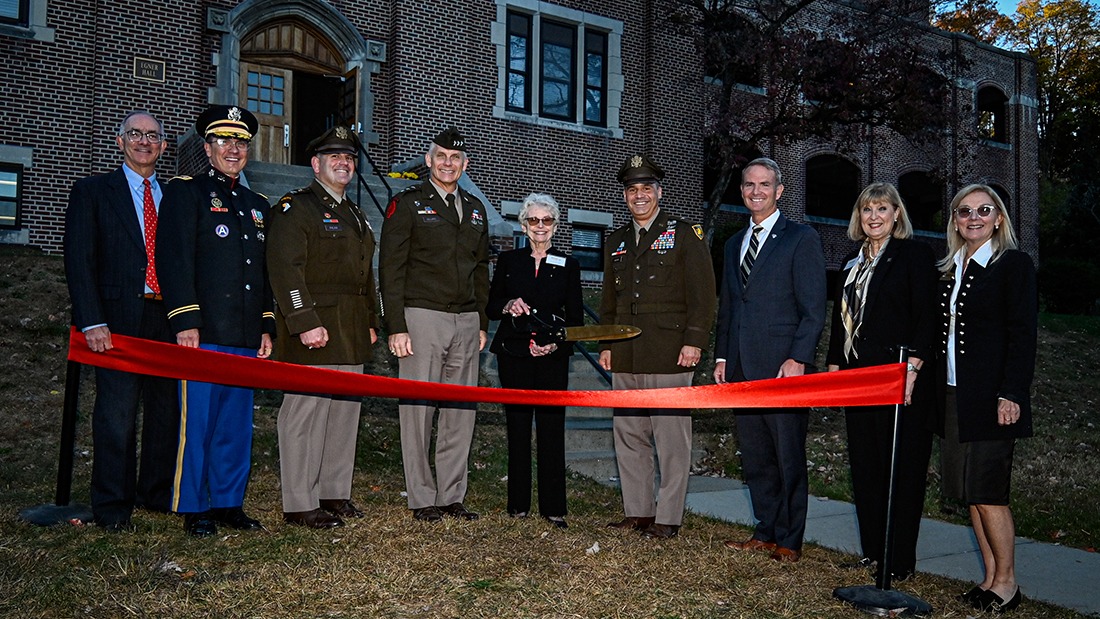 West Point Glee Club, Egner Hall ribbon cutting ceremony